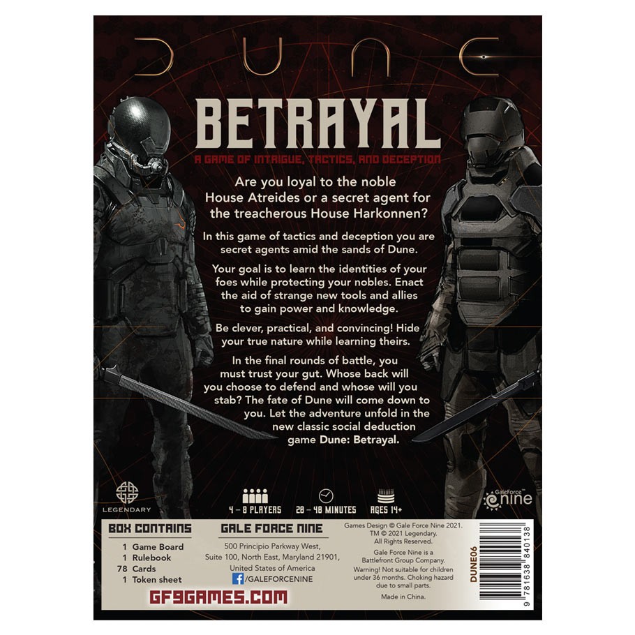 Dune Betrayal